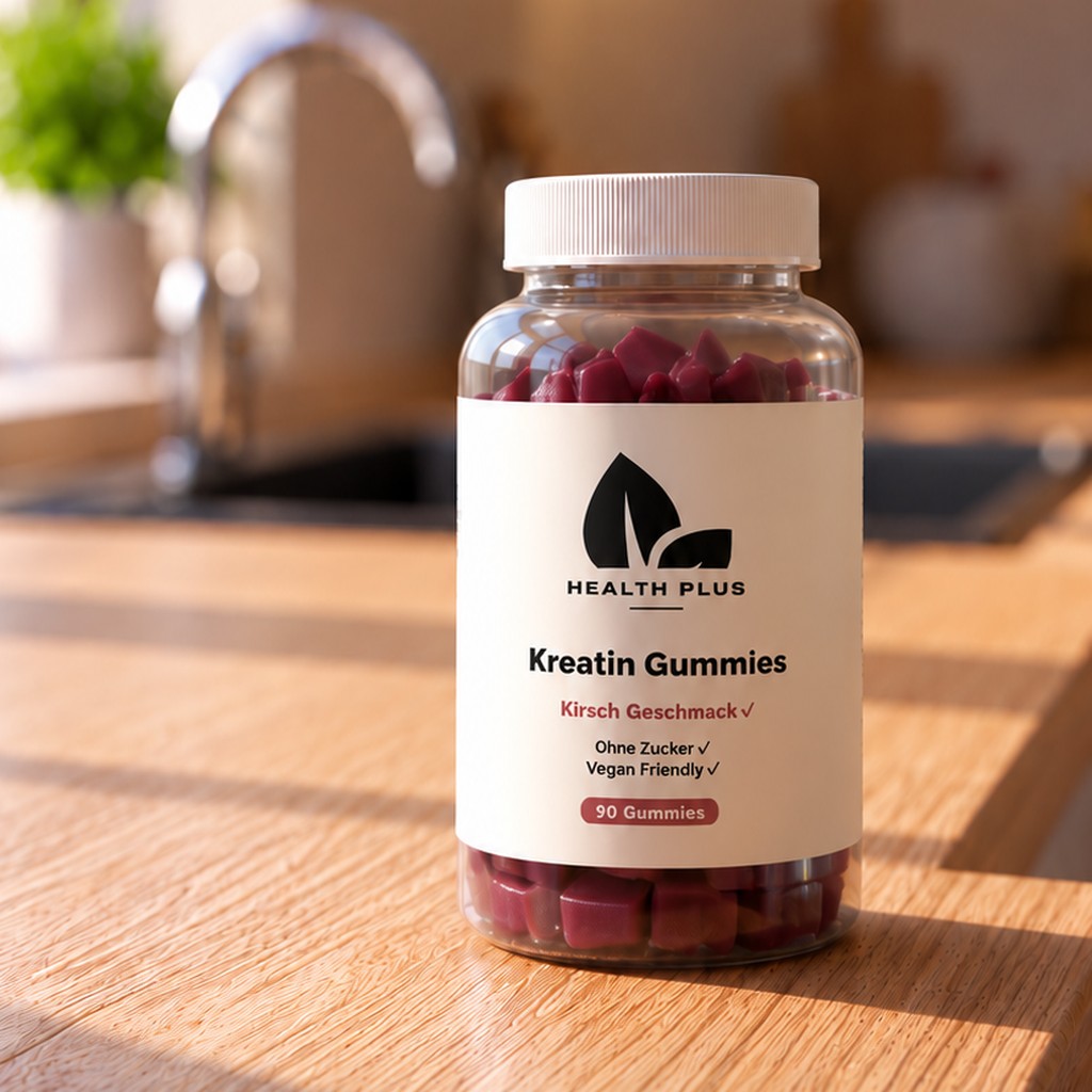 Health Plus Kreatin Gummis – Dose frontal