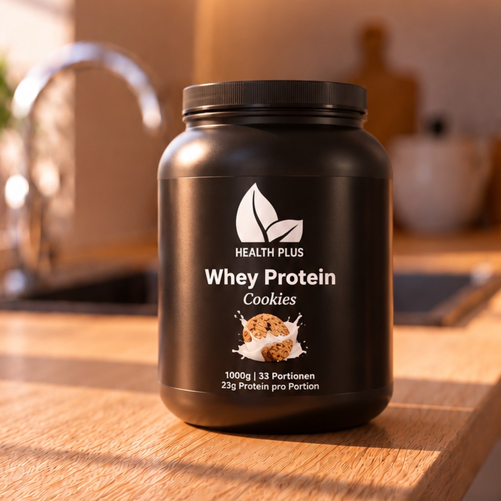 Health Plus Whey Protein Cookies – Dose frontal